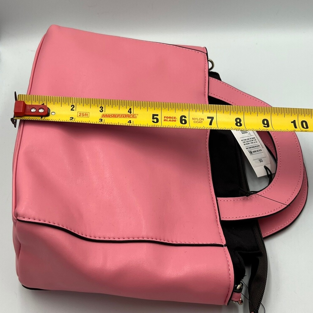 Who What Wear Satchel Handbag Womens OS Chateau Rose Pink Brand New Modern Chic - Picture 8 of 9